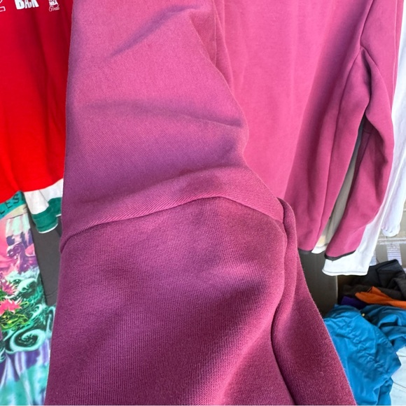 Nike Sportswear Tech Fleece CU4505-653 Burgundy Crewneck Gym Sweatshirt Athletic - Picture 6 of 11